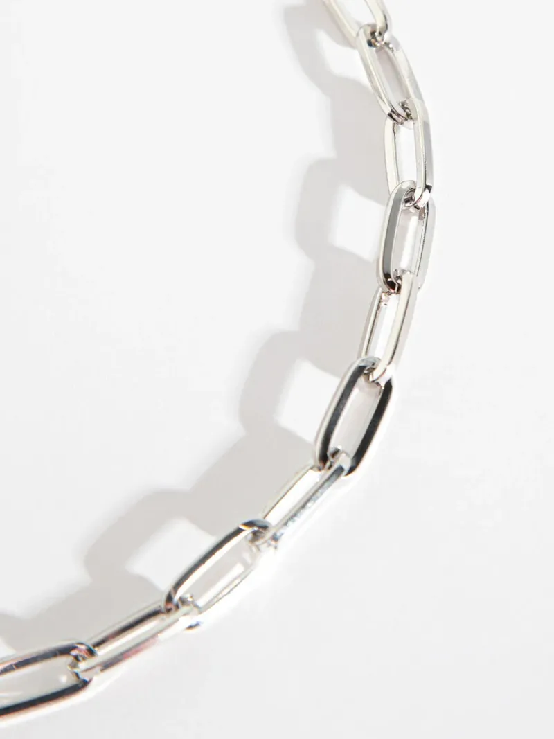 silver_chainlink_necklace_1.webp Ricki's Necklaces*Chain-Link Necklace