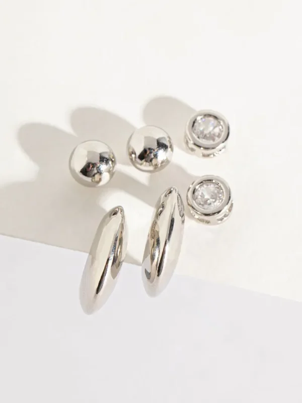 Ricki's Earrings*Metal Earring Trio