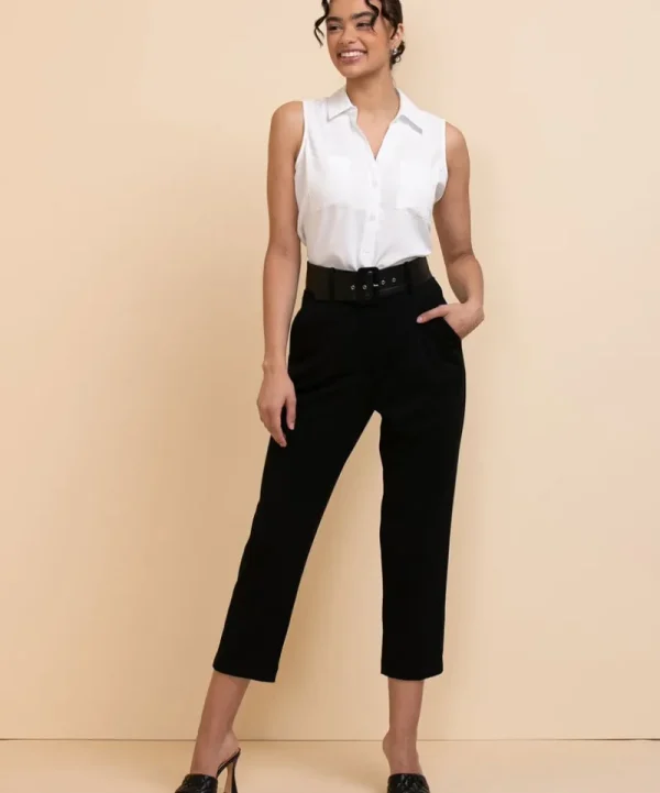 Ricki's Shirts & Blouses*Sleeveless Collared Shirt