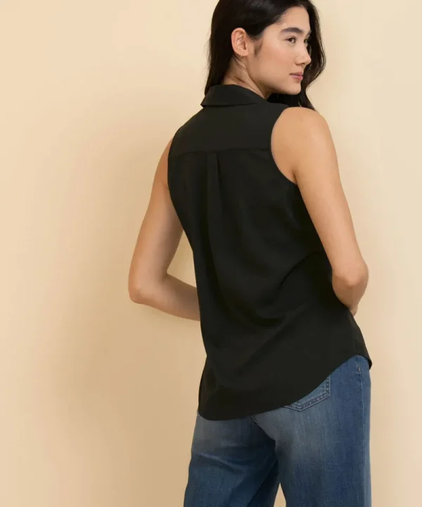 Ricki's Shirts & Blouses*Sleeveless Collared Shirt