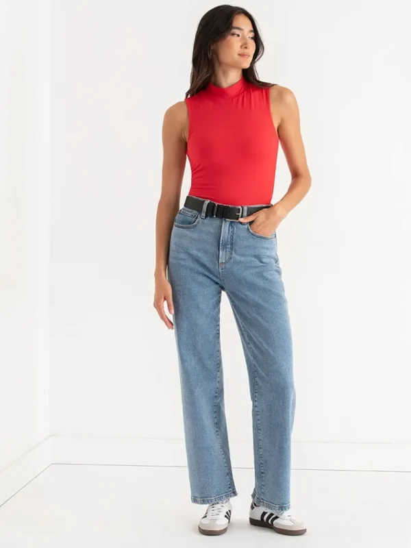 Ricki's Shirts & Blouses*Sleeveless Mock Neck Top