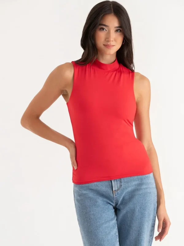 Ricki's Shirts & Blouses*Sleeveless Mock Neck Top