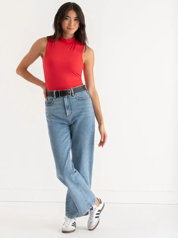 Ricki's Shirts & Blouses*Sleeveless Mock Neck Top