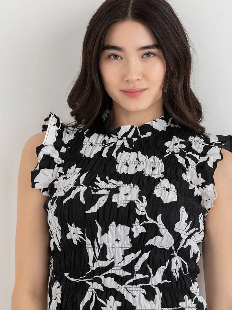 sleeveless_poplin_smocked_1-3.webp Ricki's Shirts & Blouses*Sleeveless Poplin Smocked Top