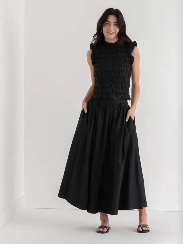 Ricki's Shirts & Blouses*Sleeveless Poplin Smocked Top