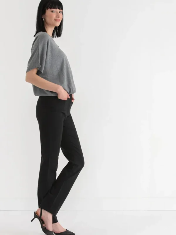 Ricki's Pants*Spencer Straight Leg Pant in Microtwill