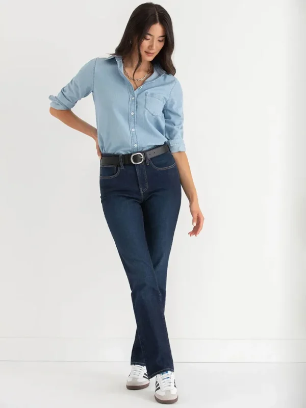 Ricki's Jeans*Stevie High Rise Straight Leg Jeans