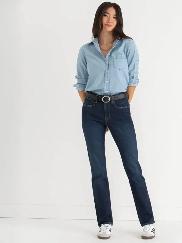 Ricki's Jeans*Stevie High Rise Straight Leg Jeans