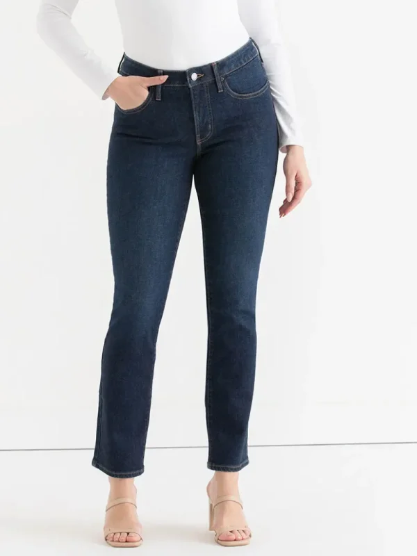 Ricki's Jeans*Stevie Straight Mid Rise Jeans