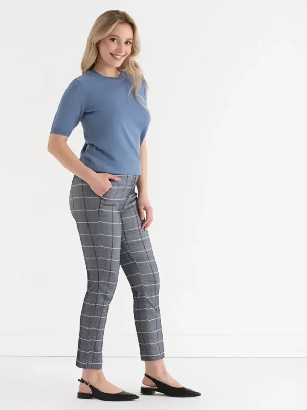Ricki's Pants*Syd Slim Ankle Pant in Microtwill