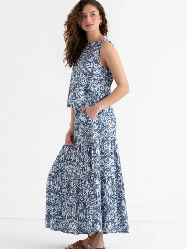 Ricki's Skirts & Shorts*Tiered Linen Maxi Skirt