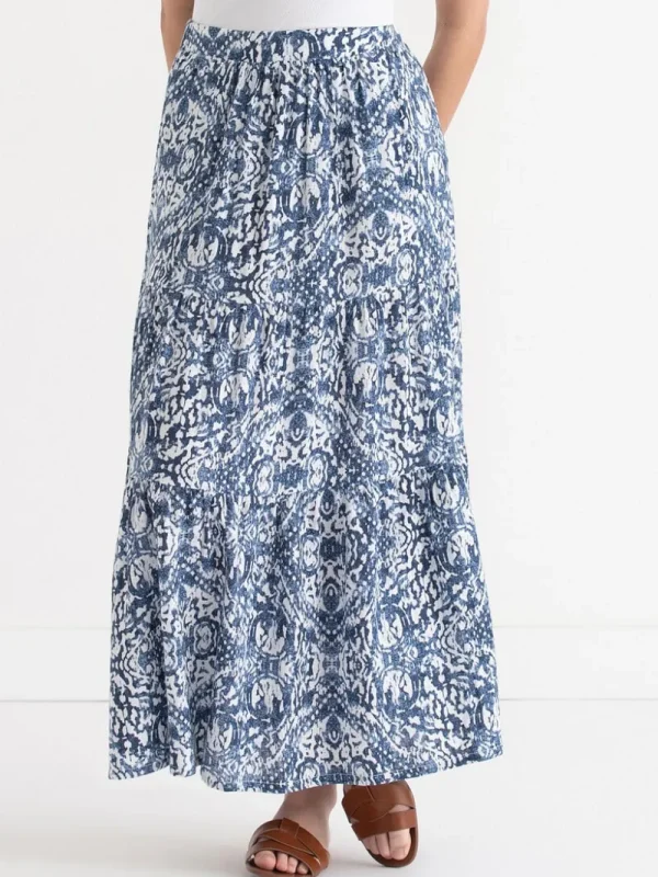 Ricki's Skirts & Shorts*Tiered Linen Maxi Skirt