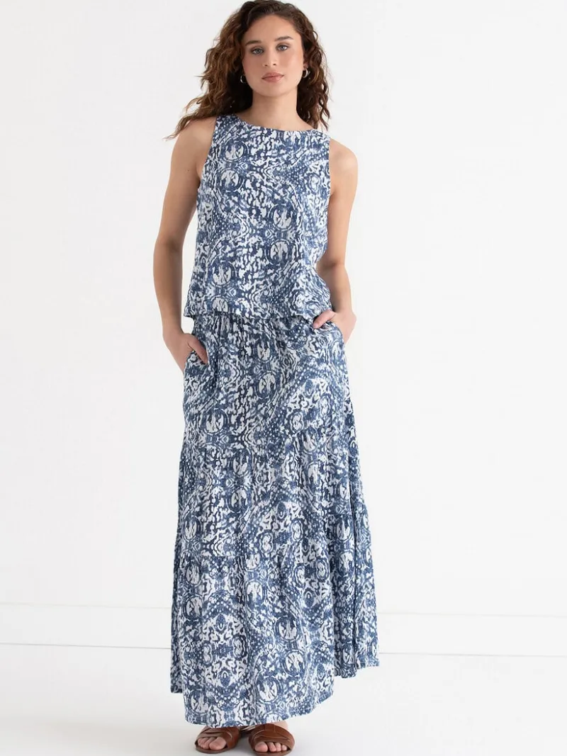 tiered_linen_maxi_skirt_5.webp Ricki's Skirts & Shorts*Tiered Linen Maxi Skirt