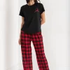 Ricki's Sleepwear*T-Shirt and Print Pants Pajama Set
