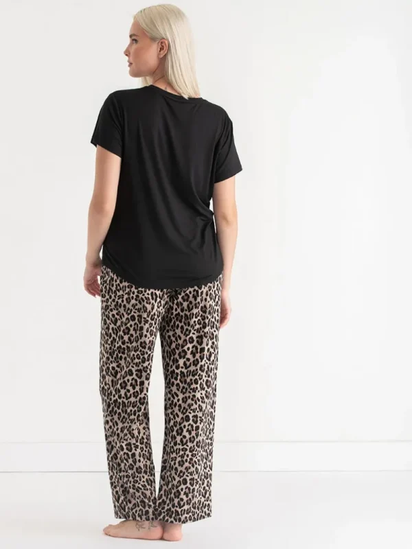 Ricki's Sleepwear*T-Shirt and Print Pants Pajama Set