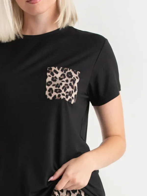 Ricki's Sleepwear*T-Shirt and Print Pants Pajama Set