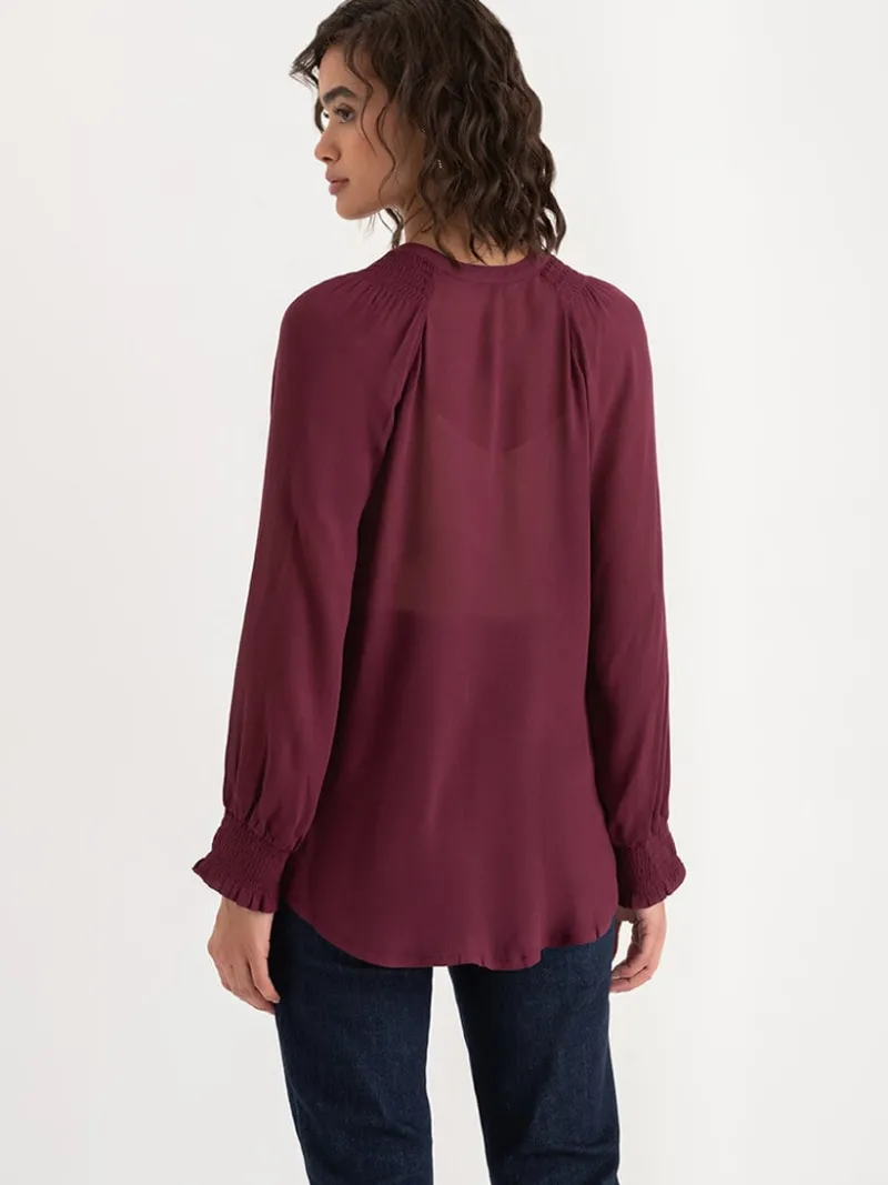 tunic_blouse_with_covered_3-1.webp Ricki's Shirts & Blouses*Tunic Blouse with Covered Buttons