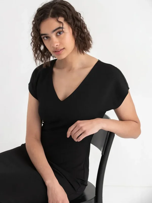 Ricki's Maxi & Midi Dresses*Venus Fitted Midi Dress in Iconic Crepe