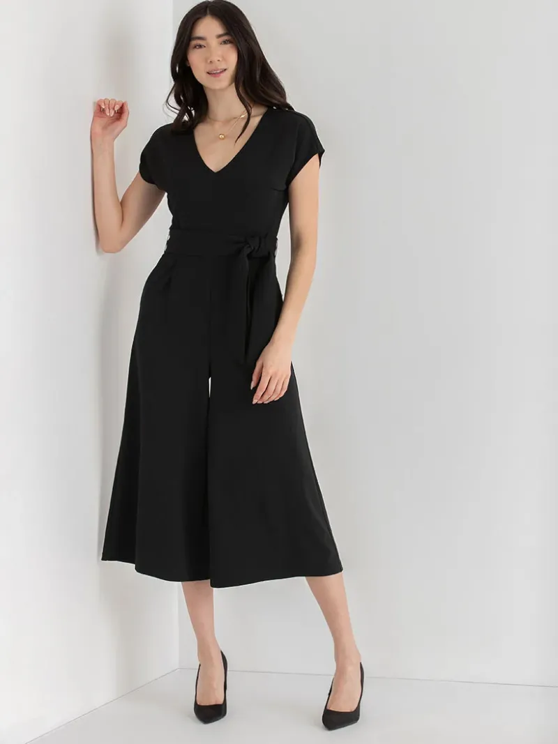 venus_wide_crop_jumpsuit__0.webp Ricki's Maxi & Midi Dresses*Venus Wide Crop Jumpsuit in Iconic Crepe