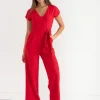 Ricki's Jumpsuits & Rompers*Venus Wide Leg Jumpsuit in Iconic Crepe