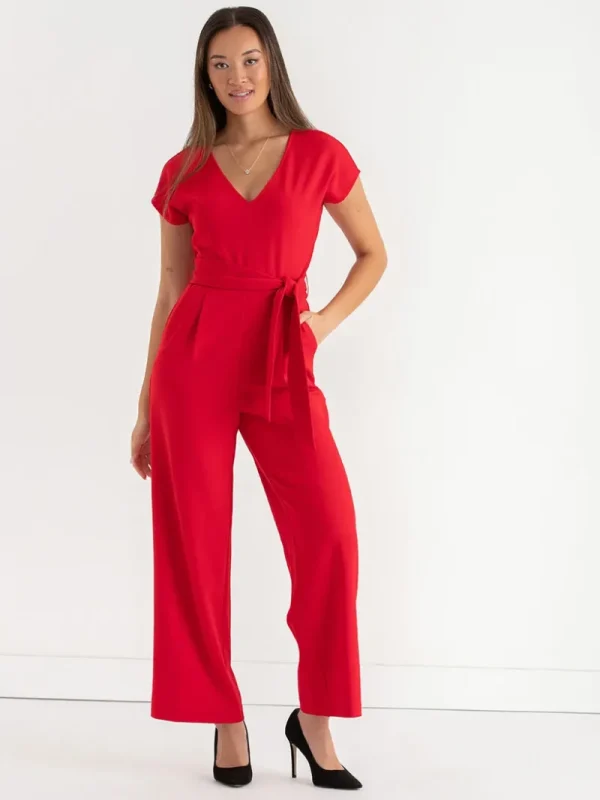Ricki's Jumpsuits & Rompers*Venus Wide Leg Jumpsuit in Iconic Crepe