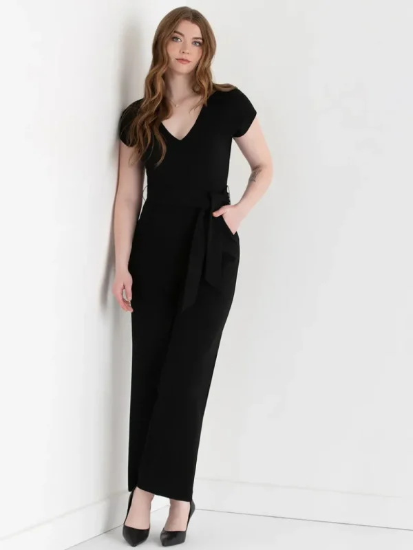 Ricki's Jumpsuits & Rompers*Venus Wide Leg Jumpsuit in Iconic Crepe