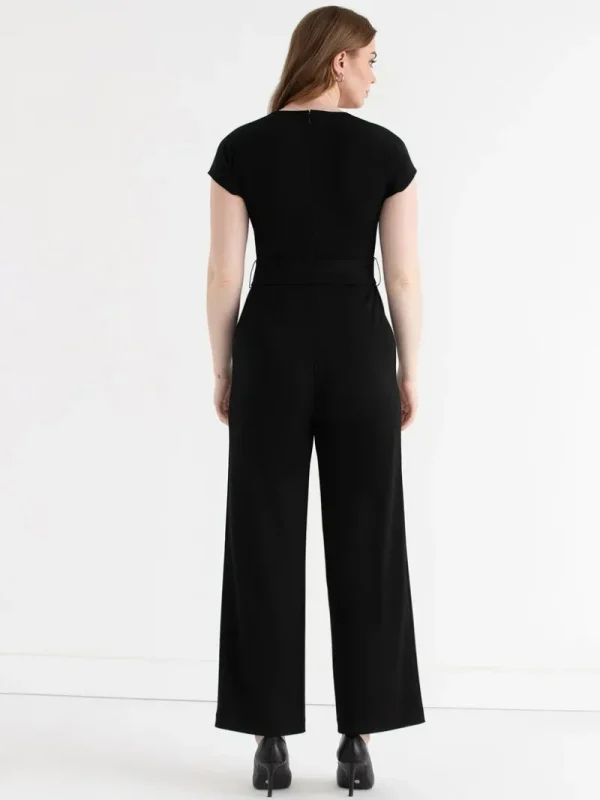 Ricki's Jumpsuits & Rompers*Venus Wide Leg Jumpsuit in Iconic Crepe