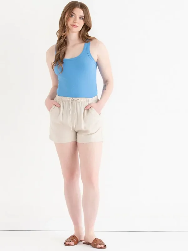 Ricki's Skirts & Shorts*Viscose Linen Drawstring Shorts
