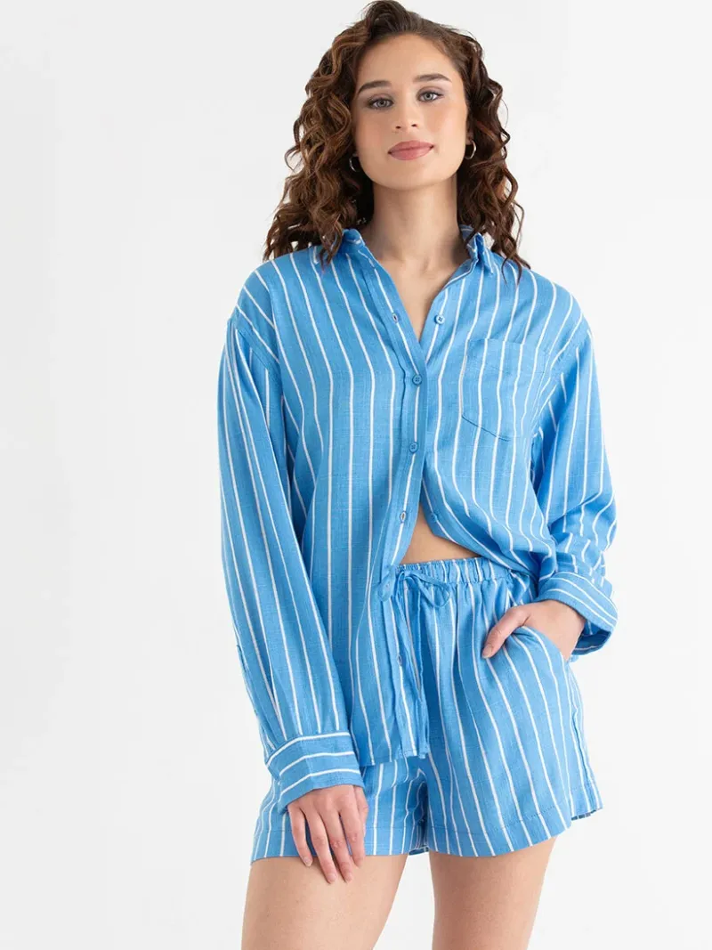 viscose_linen_drawstring__2.webp Ricki's Skirts & Shorts*Viscose Linen Drawstring Shorts