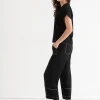 Ricki's Pants*Viscose Linen Pull-On Cropped Pant