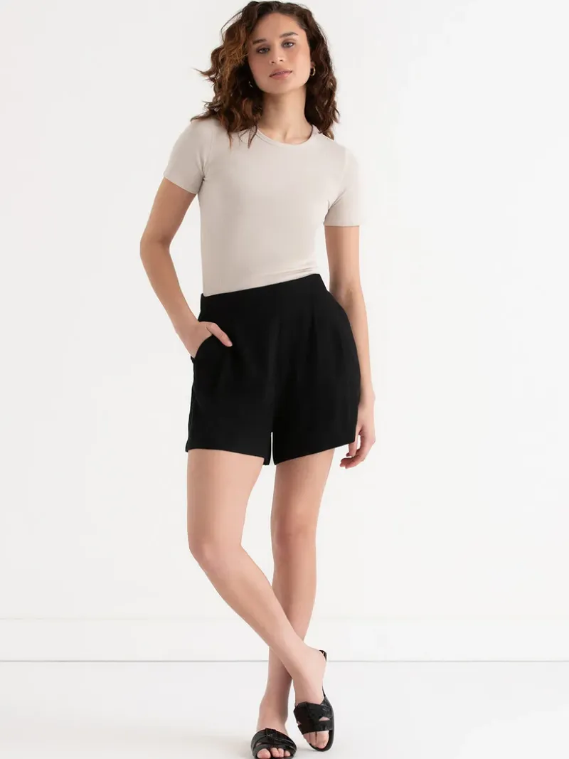 viscose_linen_pullon_shor_1.webp Ricki's Skirts & Shorts*Viscose Linen Pull-On Shorts