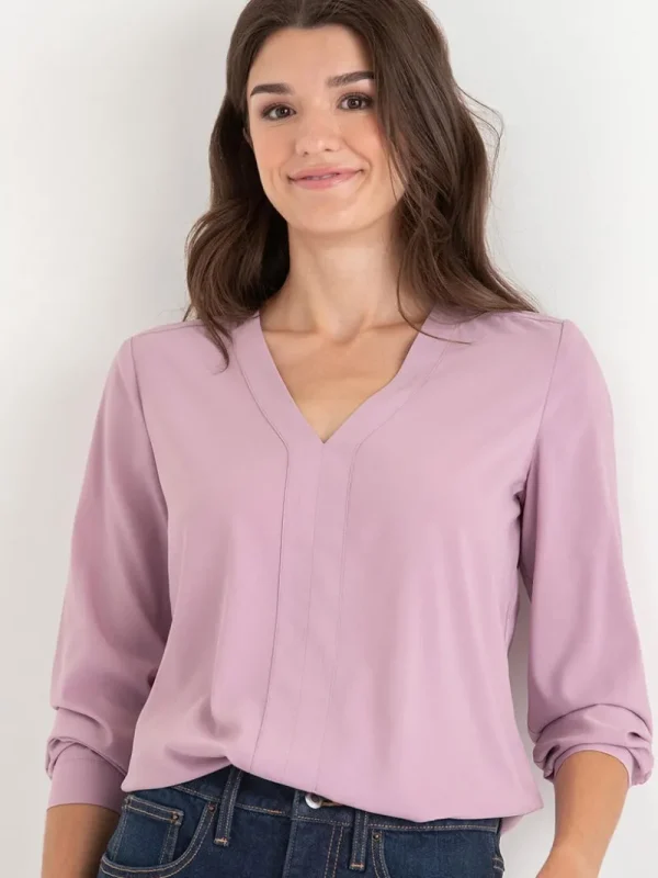 Ricki's Shirts & Blouses*V-Neck Long Sleeve Blouse