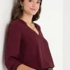 Ricki's Shirts & Blouses*V-Neck Long Sleeve Blouse
