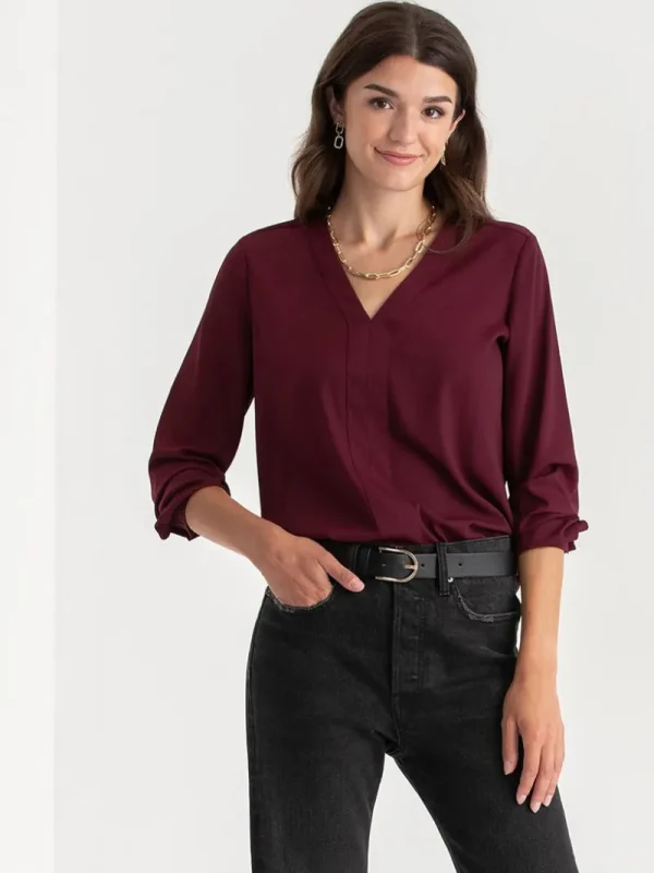 Ricki's Shirts & Blouses*V-Neck Long Sleeve Blouse