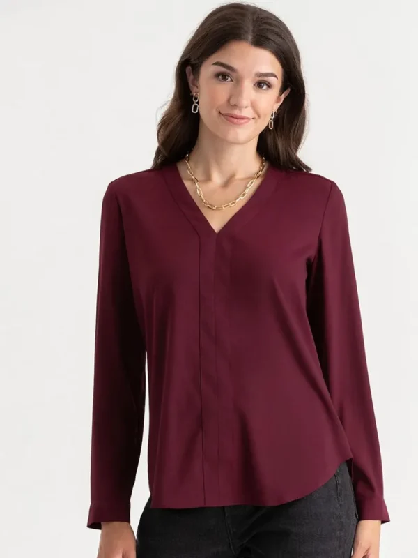 Ricki's Shirts & Blouses*V-Neck Long Sleeve Blouse