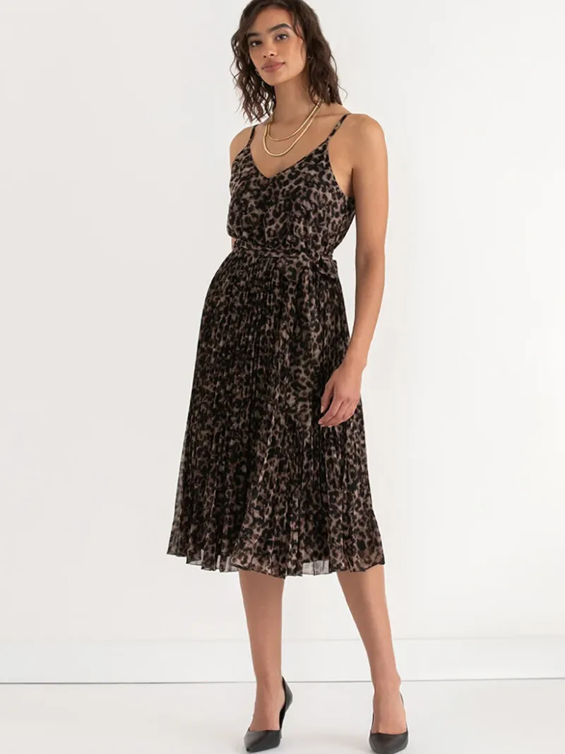 vneck_pleated_skirt_midi__2.webp Ricki's Maxi & Midi Dresses*V-Neck Pleated Skirt Midi Dress