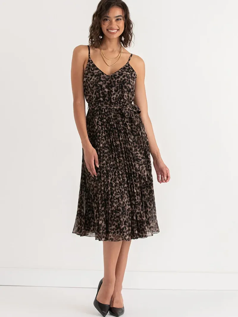 vneck_pleated_skirt_midi__5.webp Ricki's Maxi & Midi Dresses*V-Neck Pleated Skirt Midi Dress