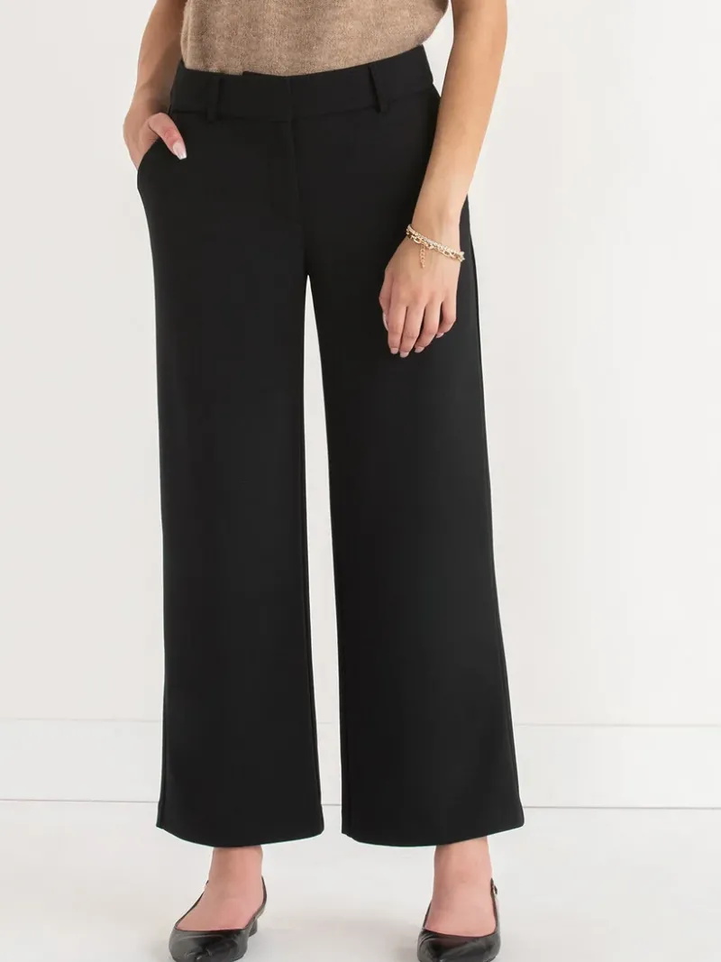 weslee_cropped_wide_leg_p_1.webp Ricki's Pants | Crops & Capris*Weslee Cropped Wide Leg Pant in Iconic Crepe