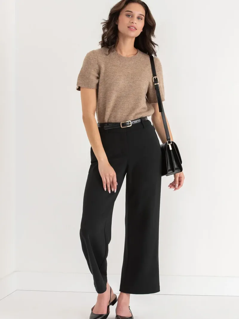 weslee_cropped_wide_leg_p_4.webp Ricki's Pants | Crops & Capris*Weslee Cropped Wide Leg Pant in Iconic Crepe