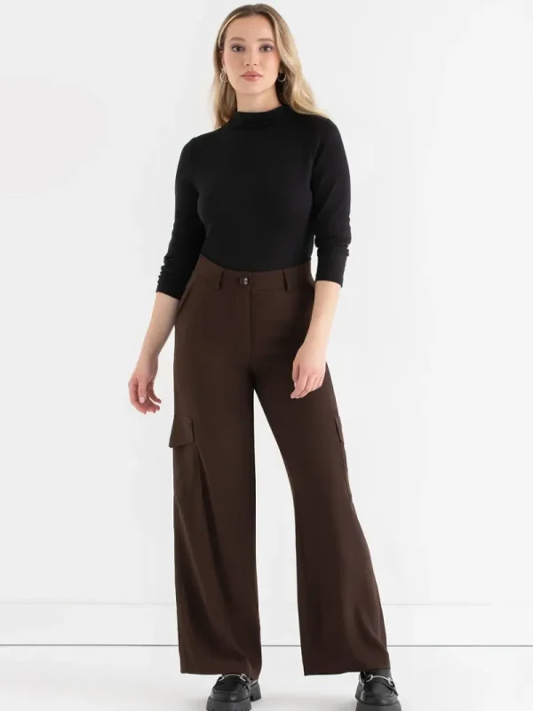 Ricki's Pants*Weslee Wide Leg Crepe Pant