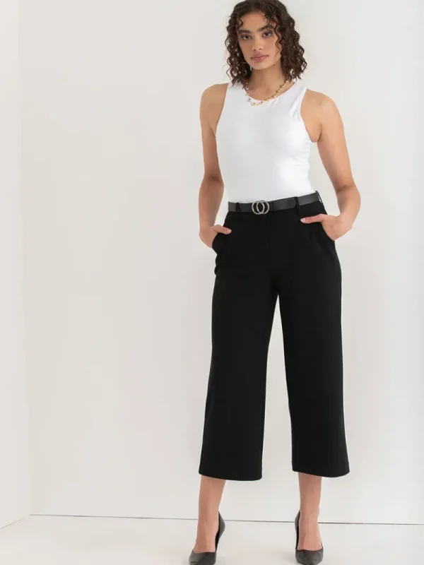 Ricki's Pants | Crops & Capris*Weslee Wide-Crop Pant in Iconic Crepe